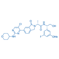 (R)-2-(6-(5-Chloro-2-((tetrahydro-2H-pyran-4-yl)amino)pyrimidin-4-yl)-1-oxoisoindolin-2-yl)-N-((S)-1-(3-fluoro-5-methoxyphenyl)-2-hydroxyethyl)propanamide
